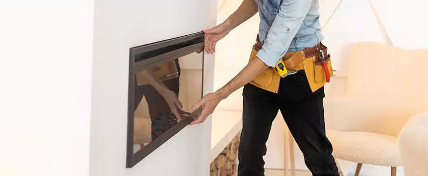 Metal Fireplace Installation in Bixby, Oklahoma