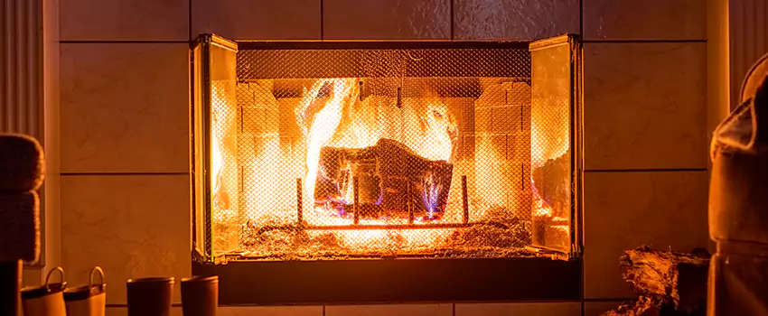 Mendota Hearth Landscape Fireplace Installation in Bixby, Oklahoma