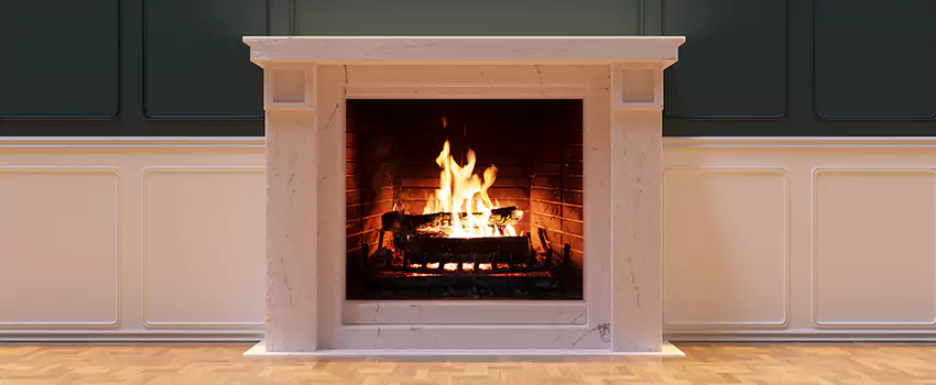 Open Flame Wood-Burning Fireplace Installation Services in Bixby, Oklahoma