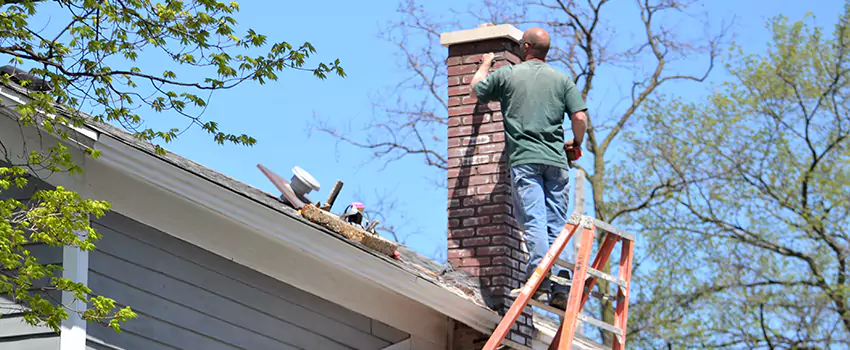 Vinyl and PVC Chimney Flashing Installation in Bixby, OK